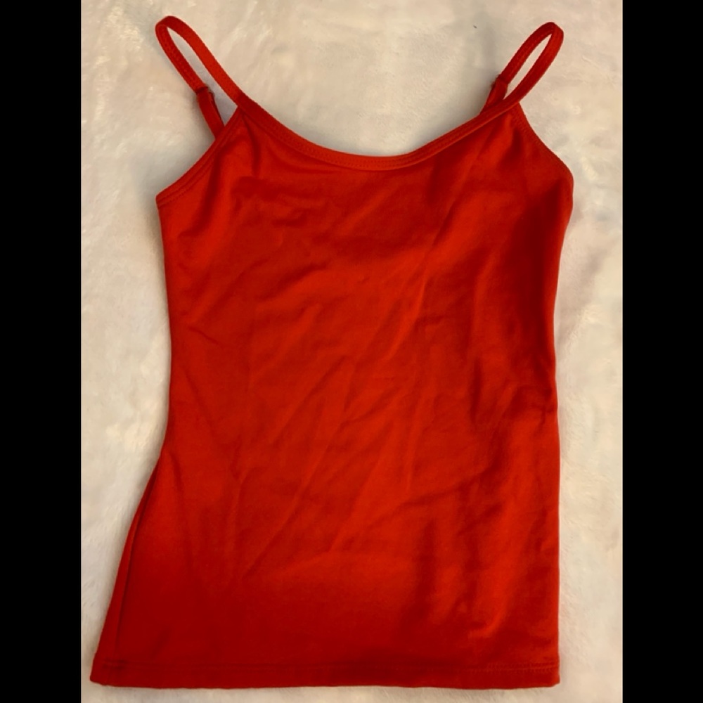 Capezio Red Tank Top Size S
